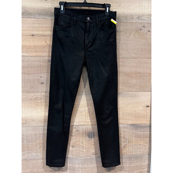 JOE's jeans The Charlie Coated High-Rise Skinny Jeans In Black size 27 NEW - Picture 3 of 9